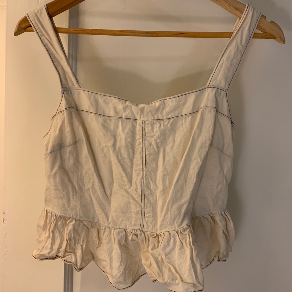 🍦UO tan cropped tank🍦